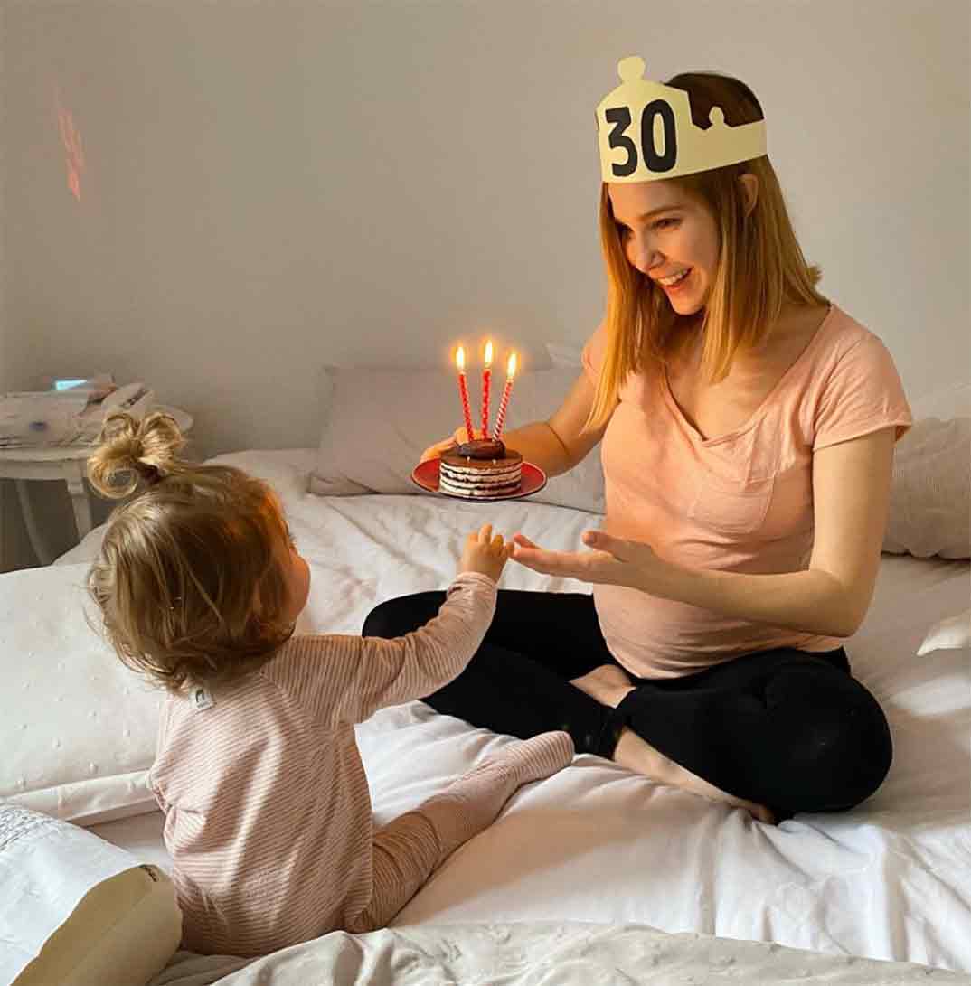  Natalia Sánchez con su hija Lia © Instagram