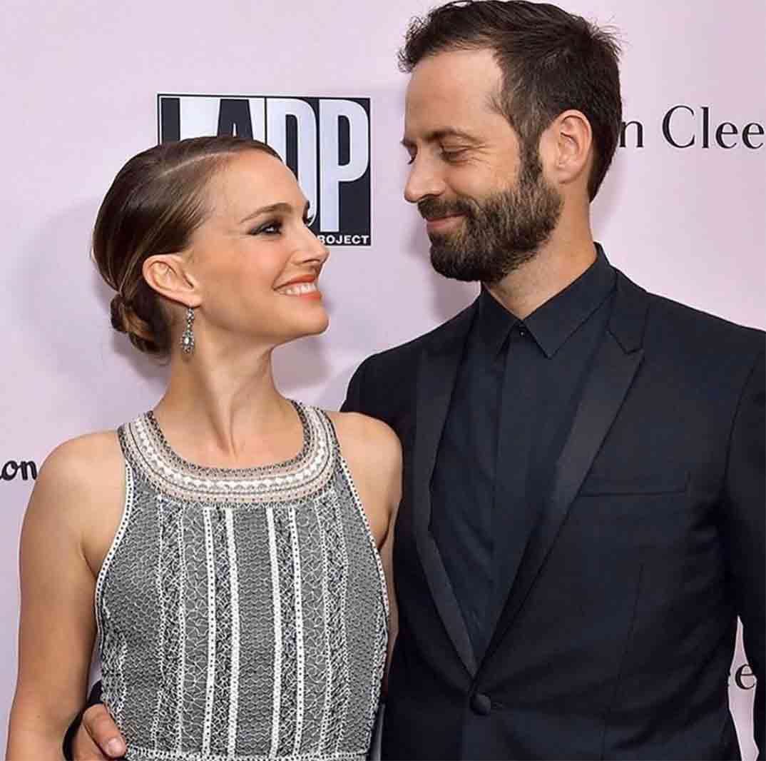 Natalie Portman con su marido Benjamin Millepied© Instagram