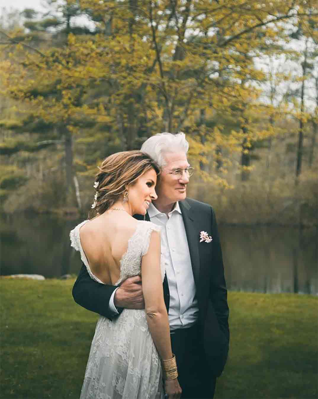 Richard Gere y Alejandra Silva boda 2018 © Instagram