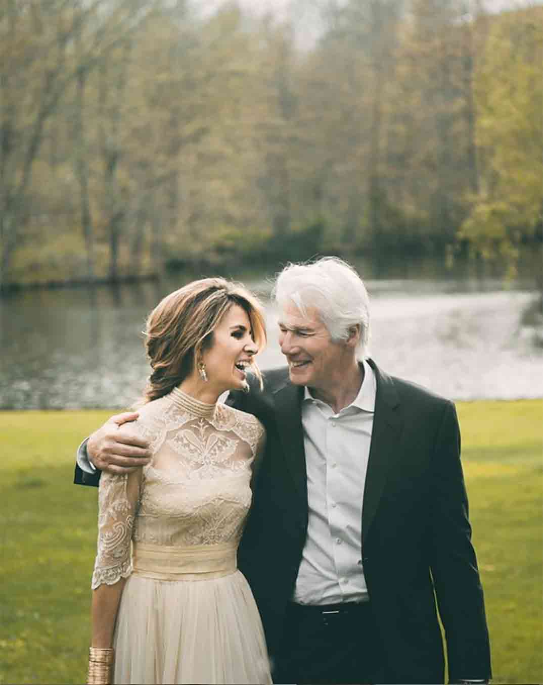 Richard Gere y Alejandra Silva boda 2018 © Instagram