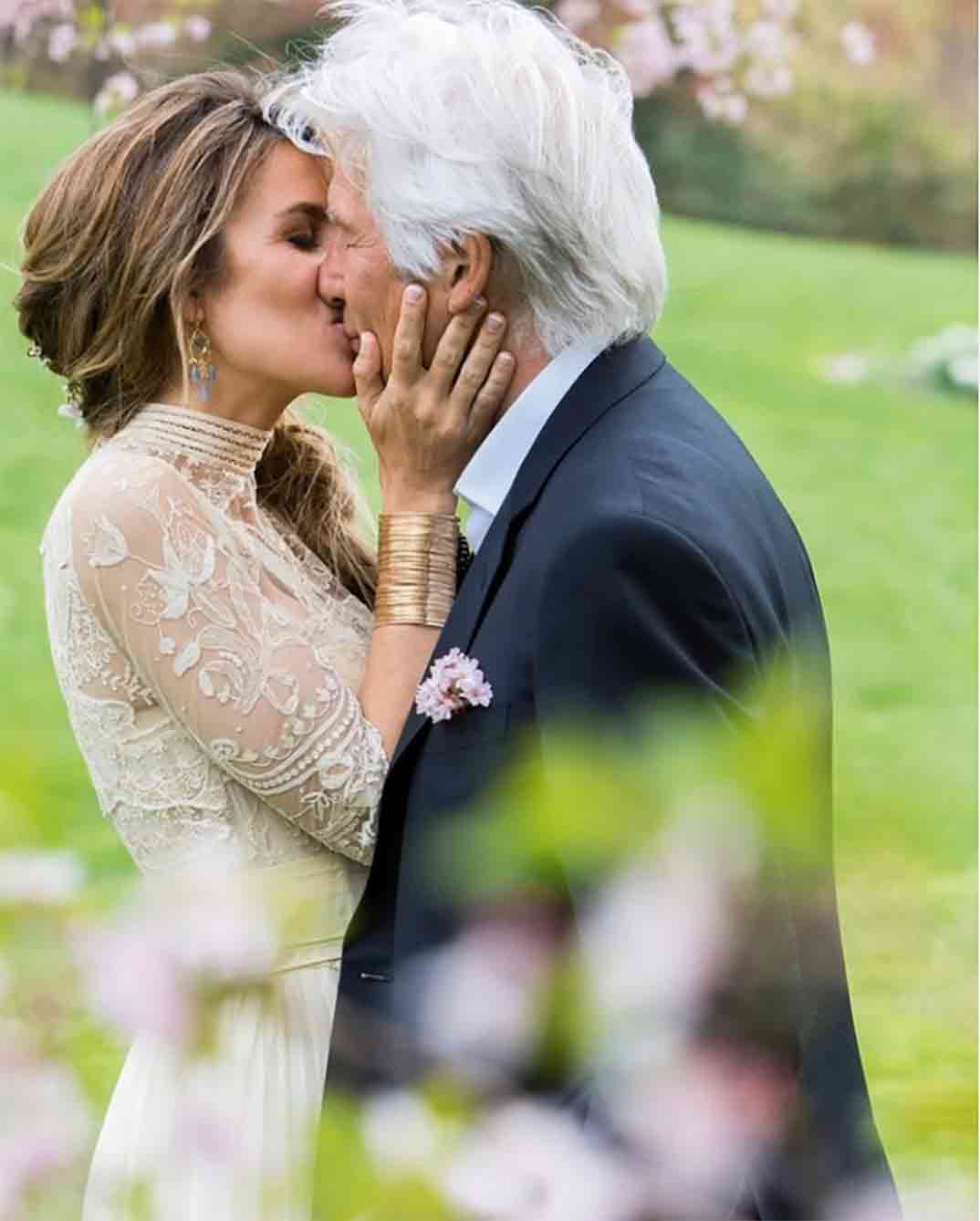 Richard Gere y Alejandra Silva boda 2018 © Instagram