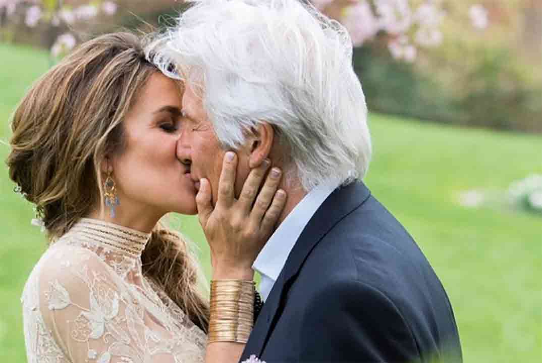 Richard Gere y Alejandra Silva boda 2018 © Instagram