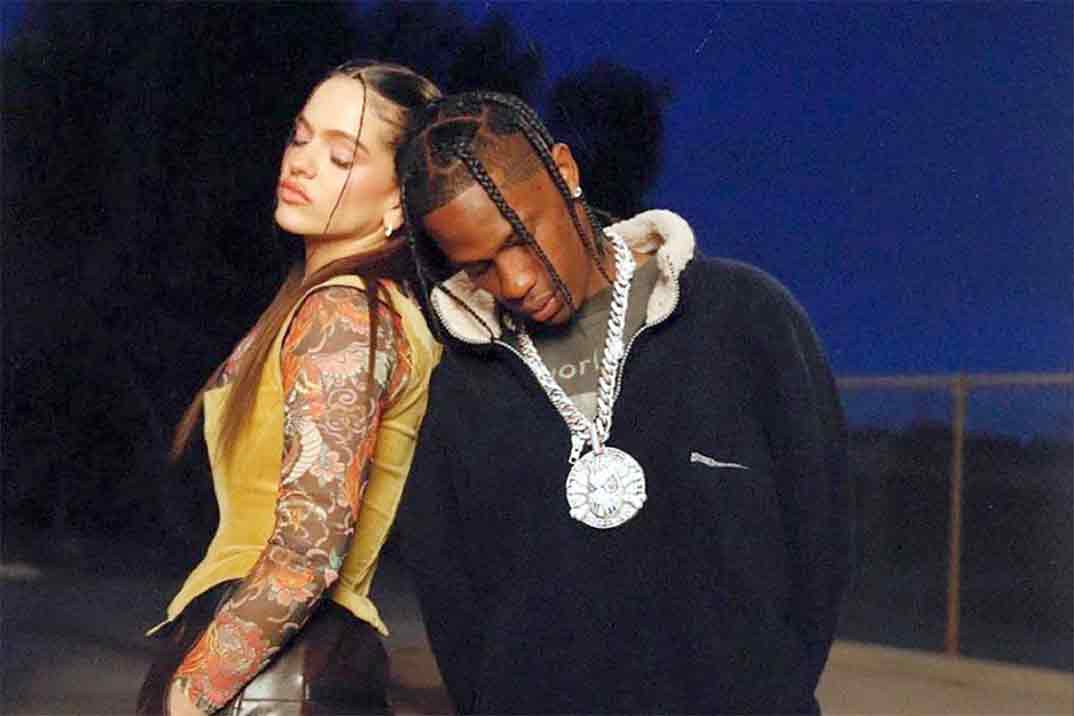 Rosalía y Travis Scott © Instagram