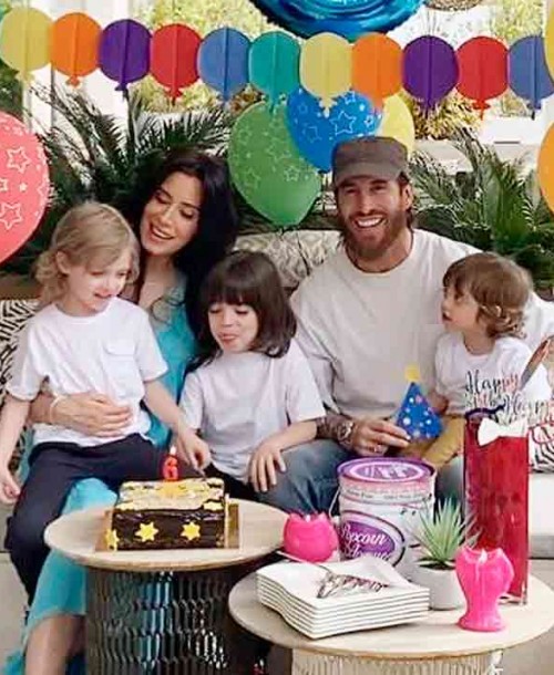 Así han celebrado Sergio Ramos y Pilar Rubio el cumpleaños de Sergio Jr.