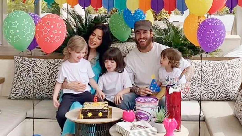 Así han celebrado Sergio Ramos y Pilar Rubio el cumpleaños de Sergio Jr.