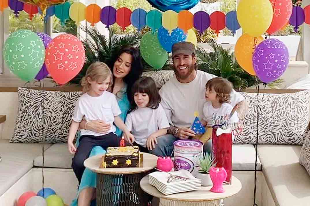 Así han celebrado Sergio Ramos y Pilar Rubio el cumpleaños de Sergio Jr.