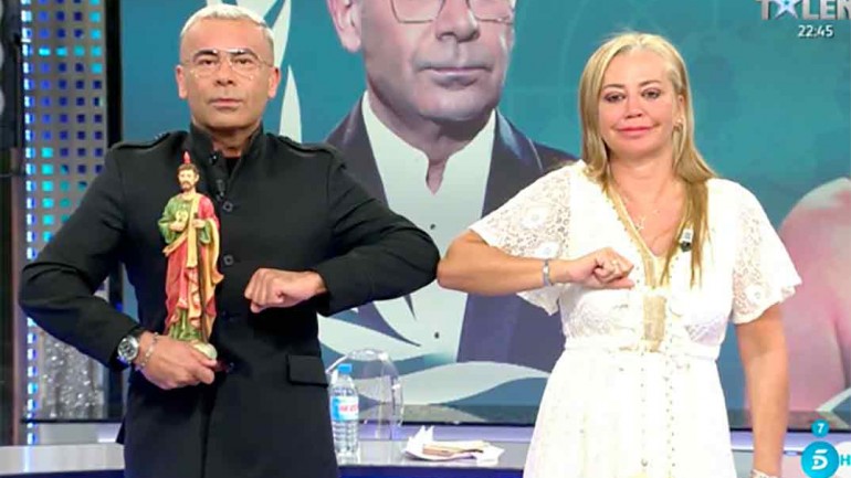 El tenso y esperado reencuentro entre Belén Esteban y Jorge Javier Vázquez