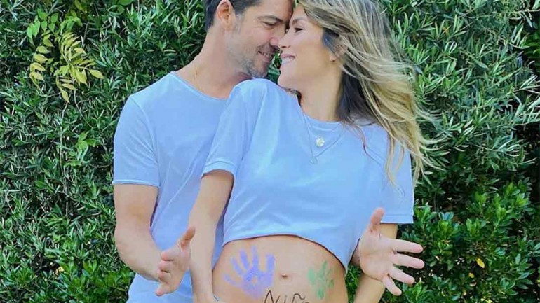 La original forma con la que David Bisbal y Rosanna Zanetti anuncian el sexo de su bebé