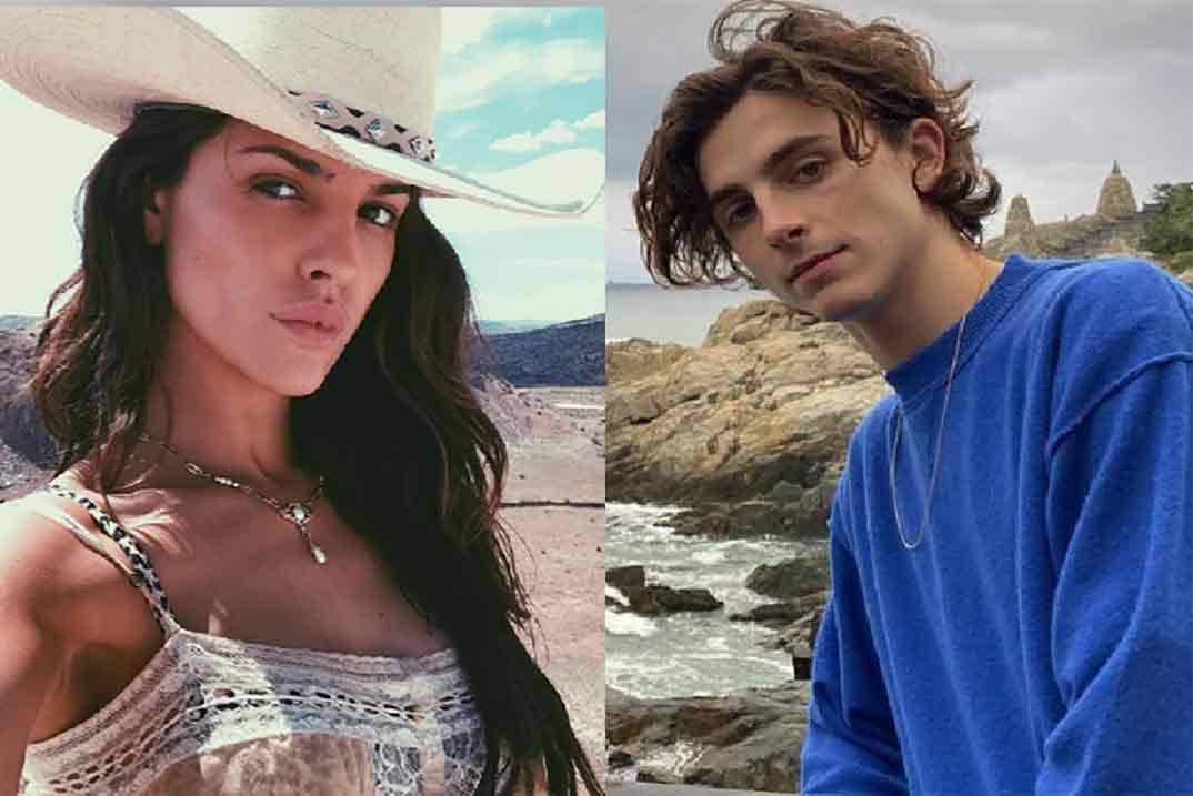 Eiza González y Timothée Chalamet © Instagram