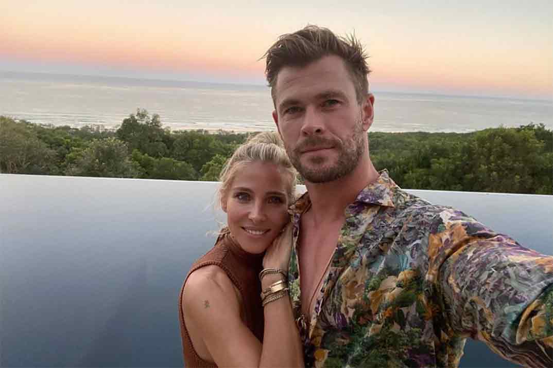 Elsa Pataky y Chris Hemsworth © Instagram