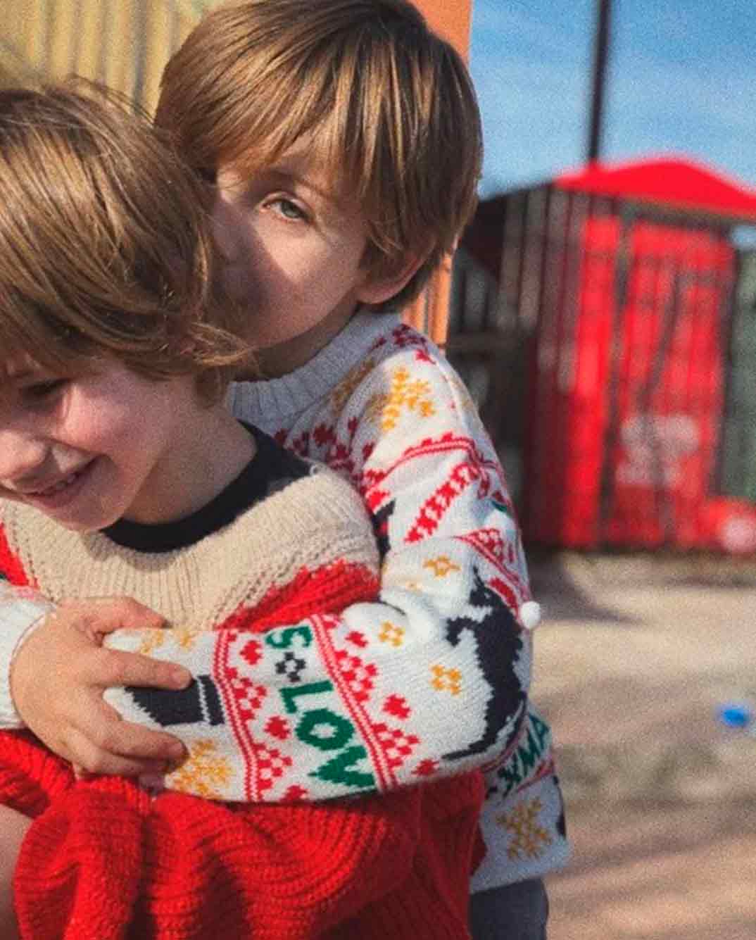 Martín y Lucas, hijos Iker Casillas y Sara Carbonero © Instagram