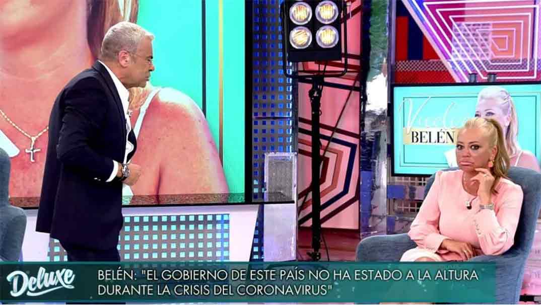 Belén Estaban y Jorge Javier Vázquez - Sálvame Deluxe © Telecinco