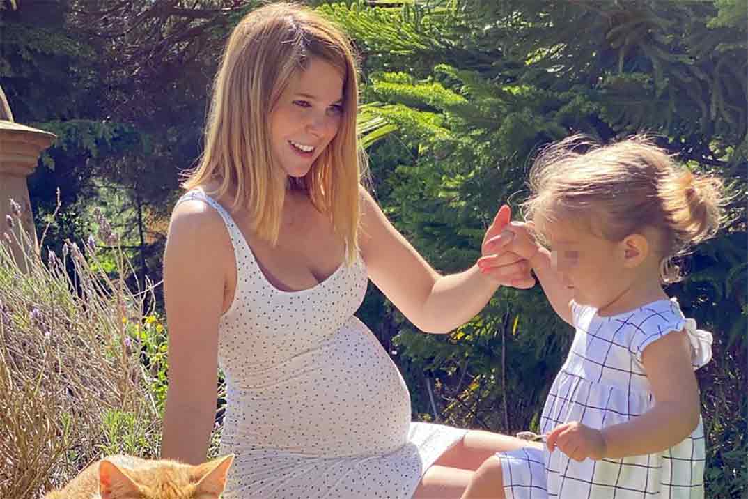 Natalia Sánchez con su hija © Instagram