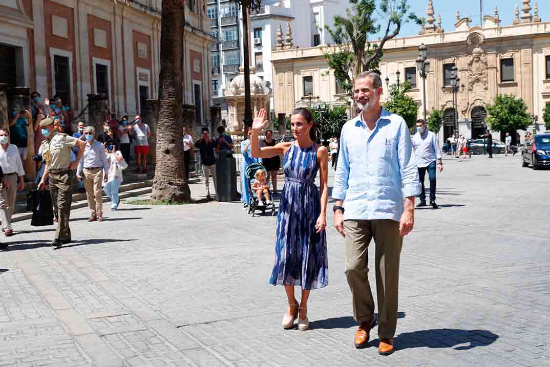 Reyes Felipe y Letizia en Sevilla © Casa S.M. El Rey