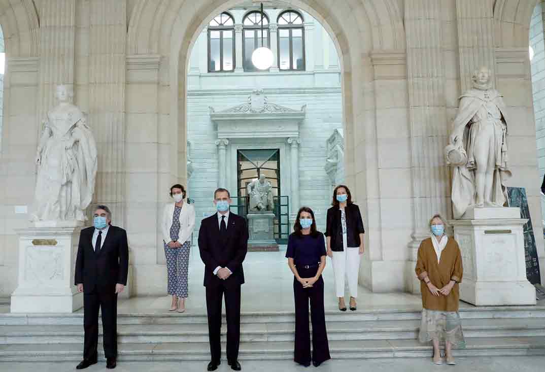 Reyes Felipe y Letizia - Biblioteca Nacional de España © Casa S.M. El Rey