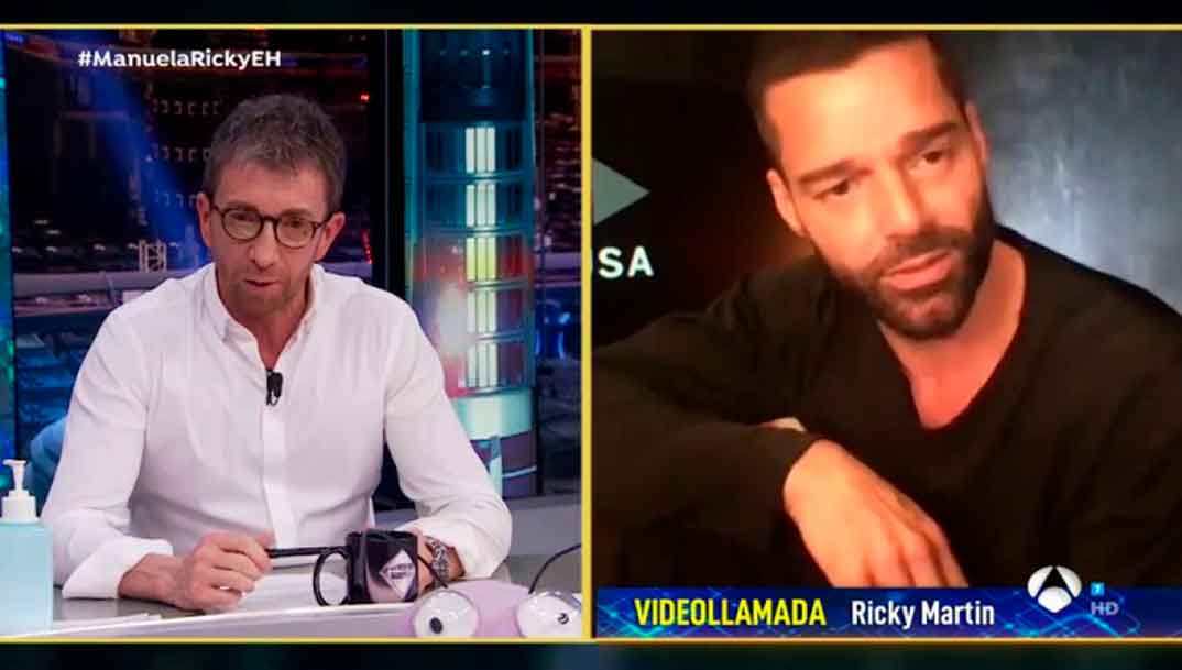 Ricky Martin y Pablo Motos - El Hormiguero © Antena 3