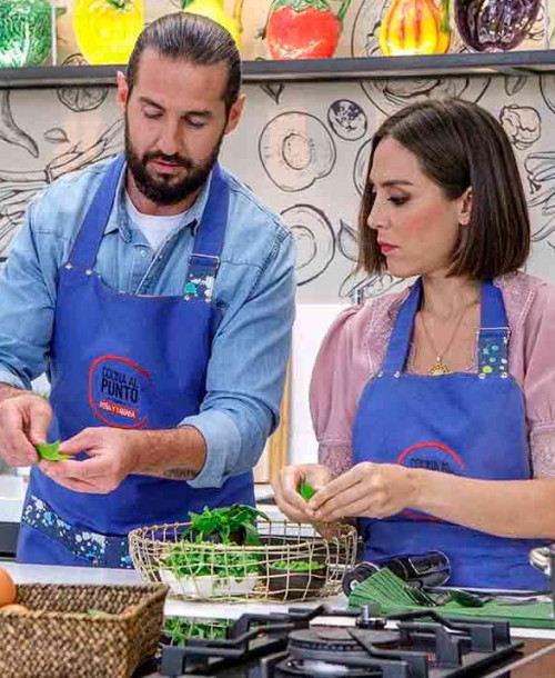 Tamara Falcó vuelve a la cocina junto al chef Javier Peña
