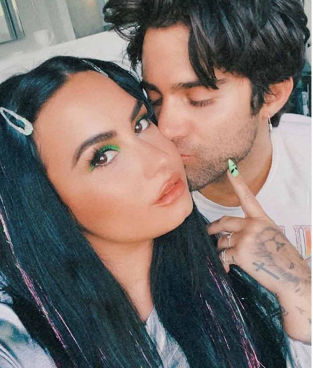 Demi Lovato y Max Ehrich © Redes Sociales