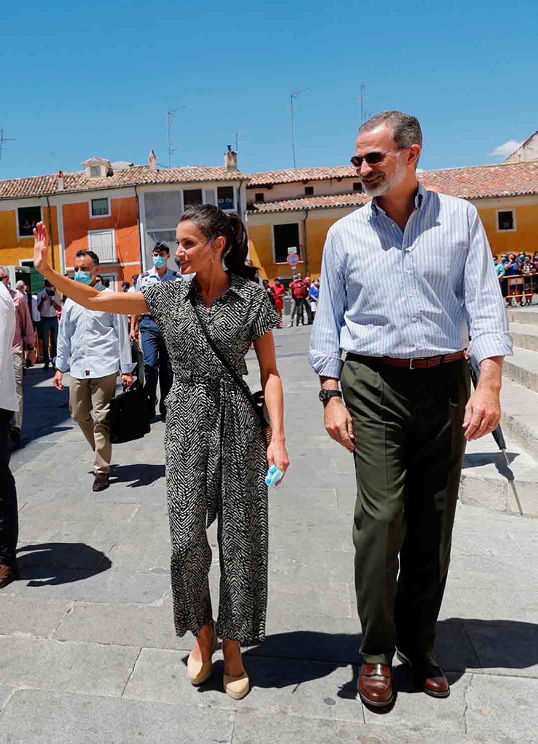 Reyes Felipe y Letizia - Cuenca © Casa S.M. El Rey