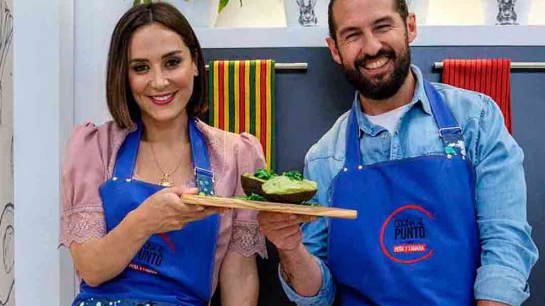 El ‘feeling’ entre Tamara Falcó y Javier Peña en «Cocina al punto»