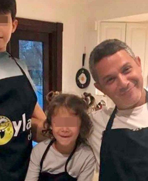 El emotivo reencuentro de Alejandro Sanz con sus hijos