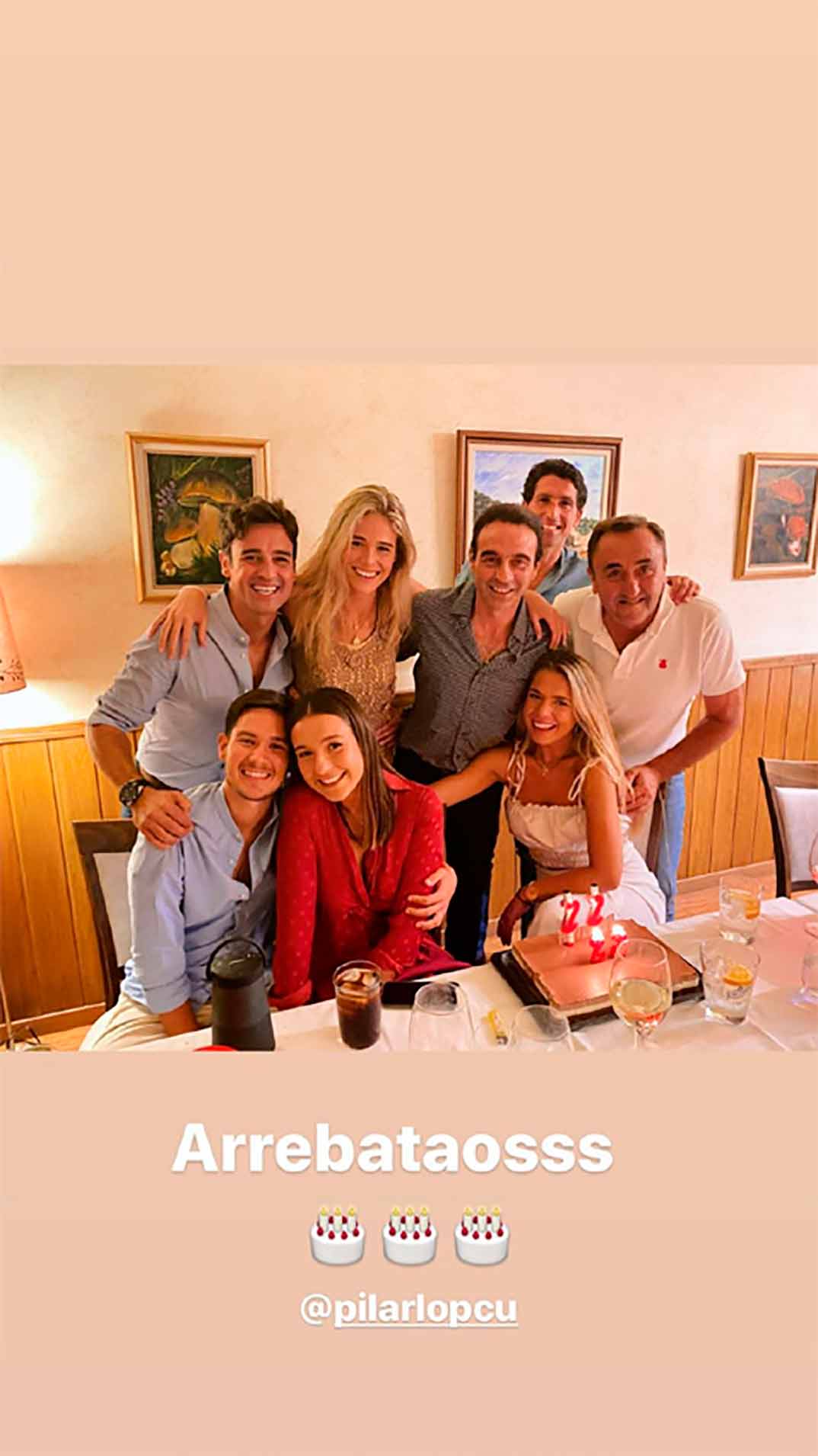 Ana Soria y Enrique Ponce © Instagram