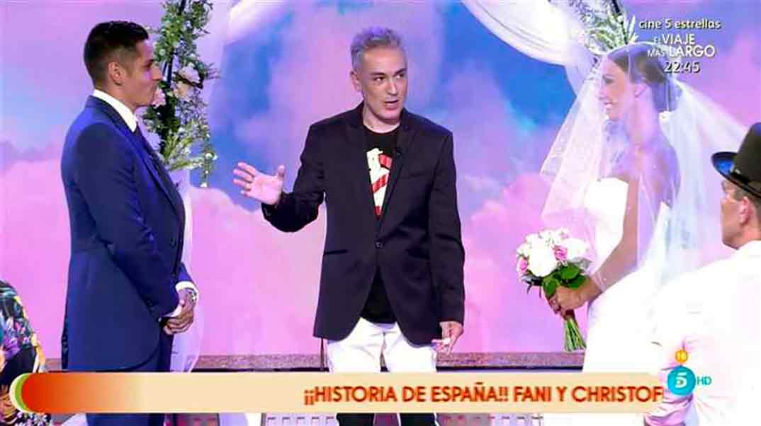 Fani y Christofer boda - Sálvame © Telecinco