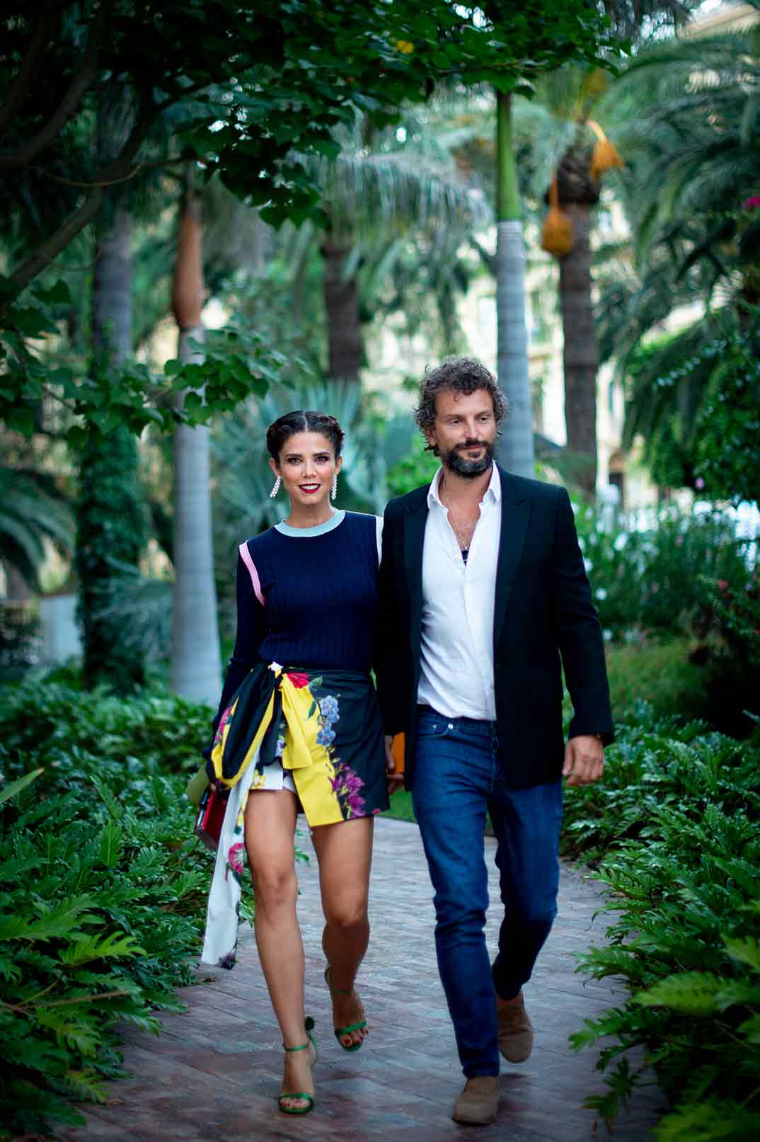 Juana Acosta con su novio © Festival de Cine de Málaga