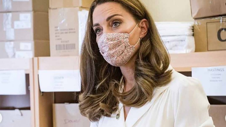 La mascarilla de Kate Middleton ‘made in Spain’