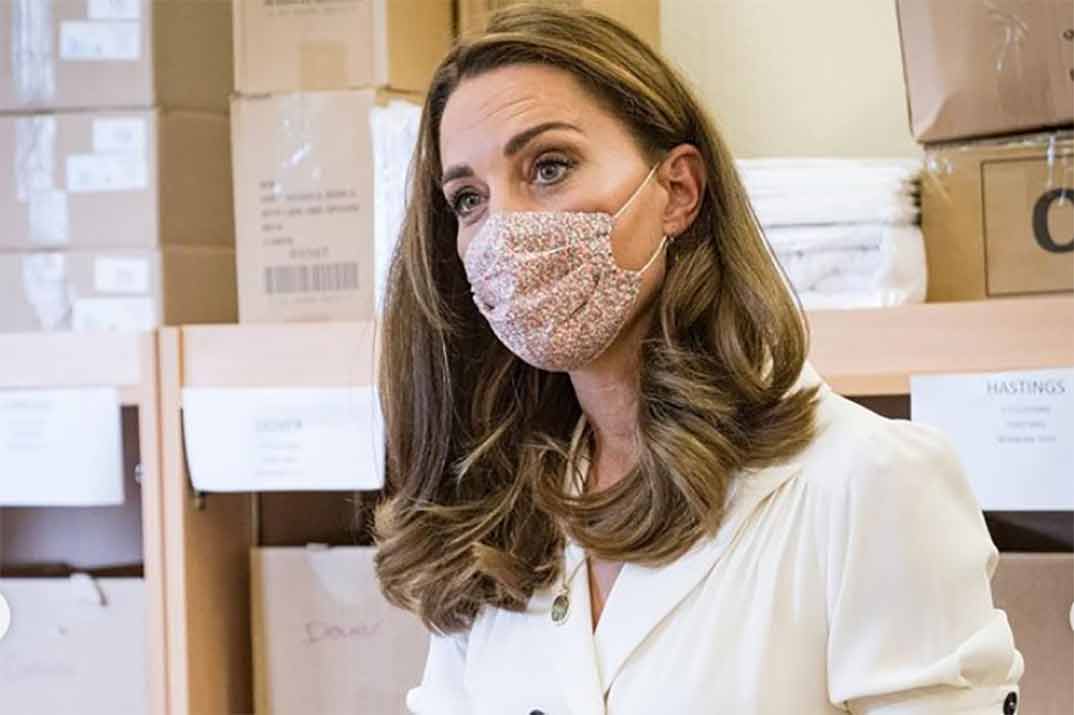 La mascarilla de Kate Middleton ‘made in Spain’