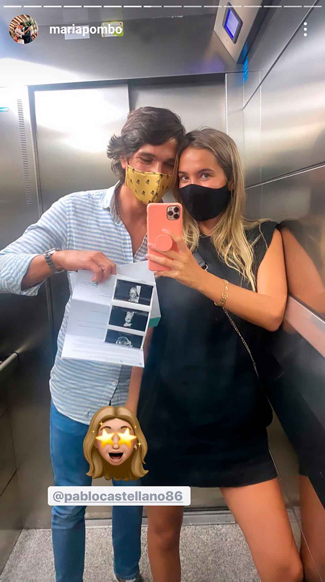 Maria Pombo y Pablo Castellano © Instagram