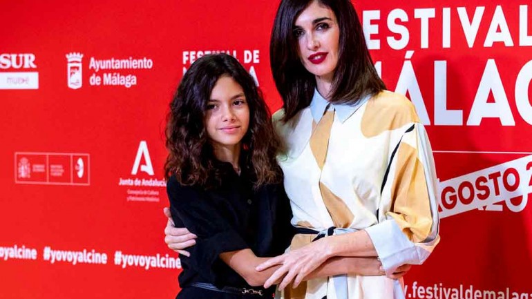 Paz Vega y su hija, Ava Salazar, conquistan el Festival de Málaga