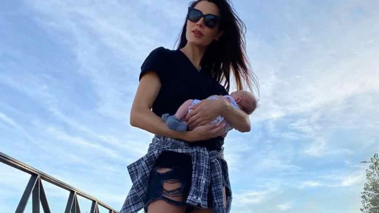 El primer paseo de Pilar Rubio con Máximo Adriano