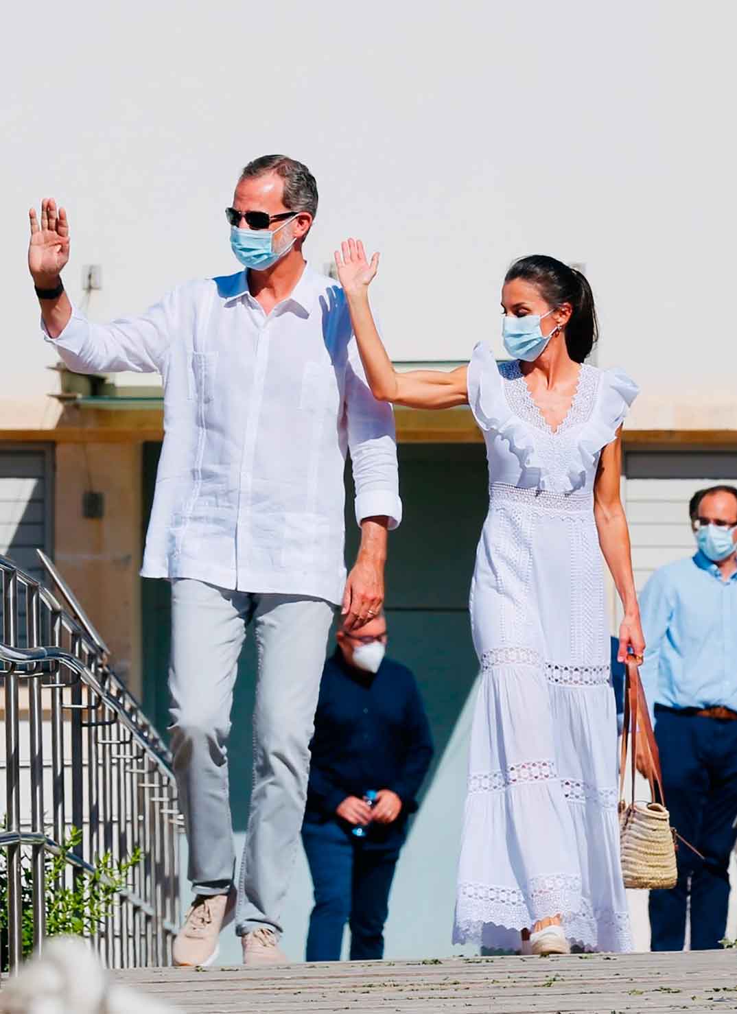 Reyes Felipe y Letizia en Ibiza © Casa S.M. El Rey