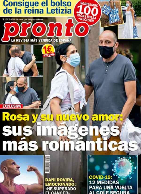 Rosa López y su nuevo novio - Revista Pronto