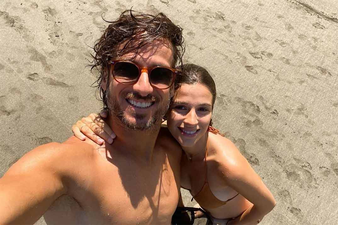 Feliciano López y Sandra Gago © Instagram