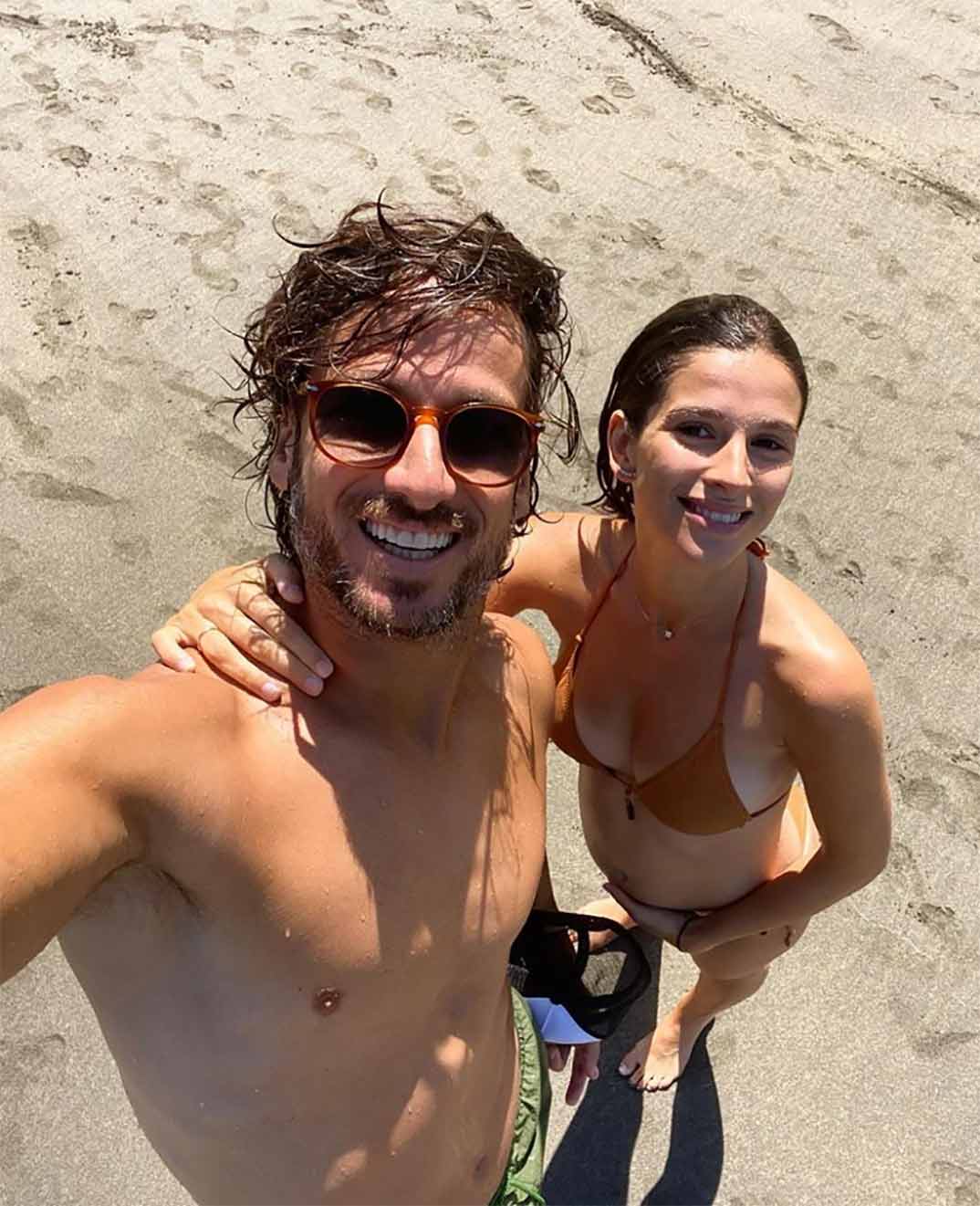 Feliciano López y Sandra Gago © Instagram