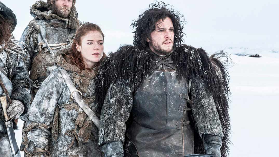 Rose Leslie y Kit Harington - Juego de Tronos © HBO