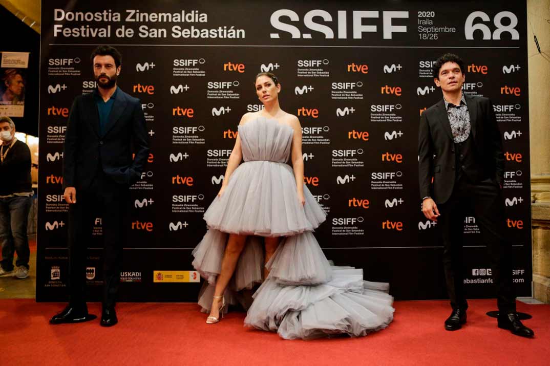 Javier Rey, Blanca Suárez, Pablo Molinero - El verano que vivimos © Festival de Cine de San Sebastián