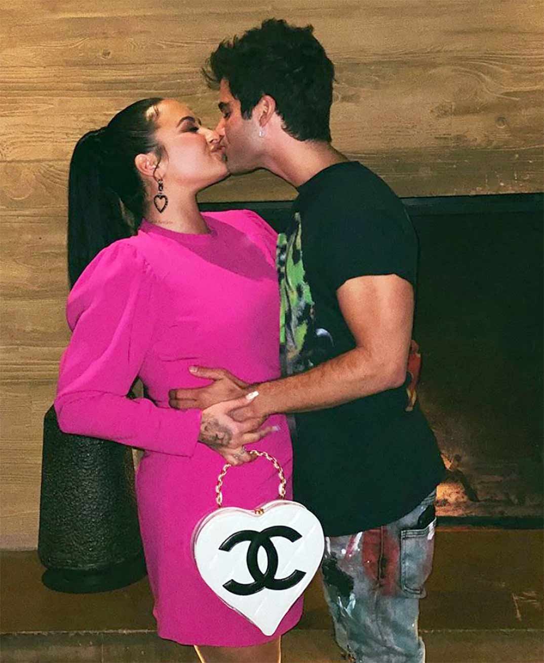 Demi Lovato y Max Ehrich © Instagram