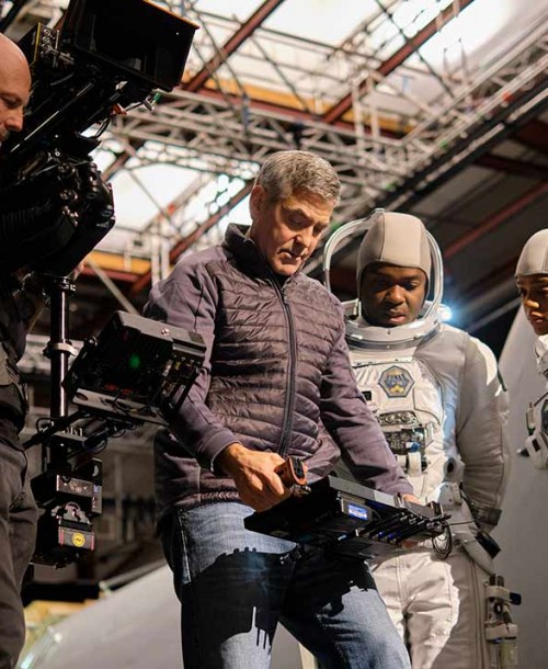 La impactante primera imagen de George Clooney en ‘Cielo de medianoche’