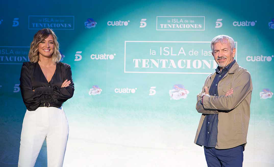 Sandra Barneda y Carlos Sobera La Isla de las Tentaciones © Mediaset