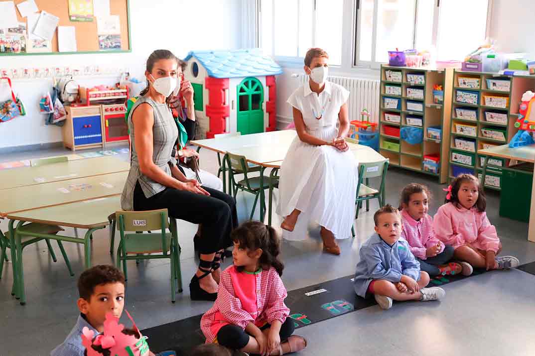 Reina Letizia - Inauguración curso escolar 2020/21 - Navarra © Casa S.M. El Rey