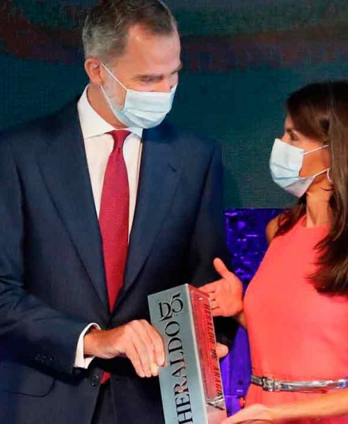 La reina Letizia recicla el vestido de su encuentro con Melania Trump