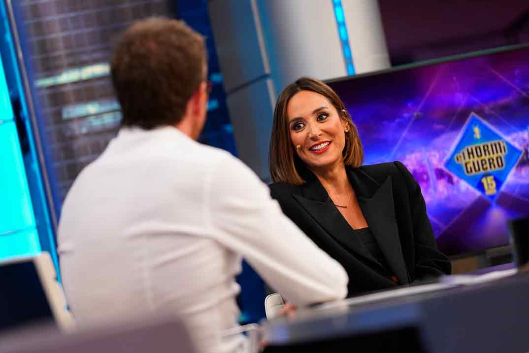 Tamara Falcó con Pablo Motos en El Hormiguero © Atresmedia