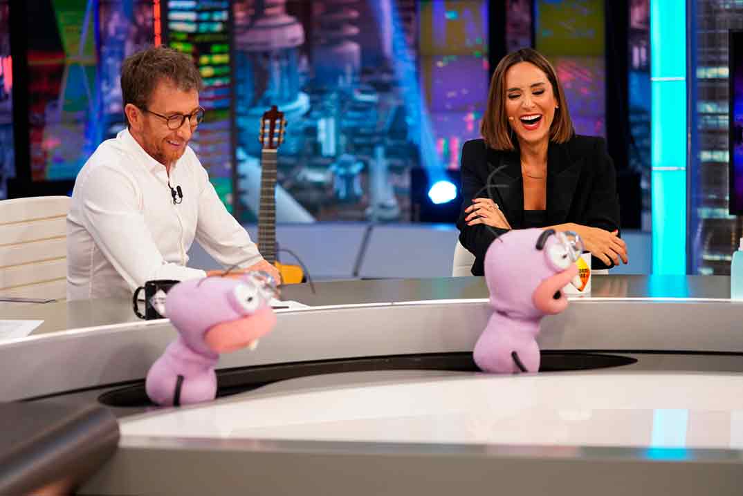 Tamara Falcó con Pablo Motos en El Hormiguero © Atresmedia