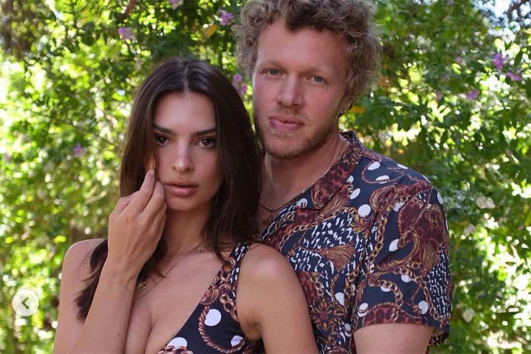 Emily Ratajkowski y su marido © Instagram