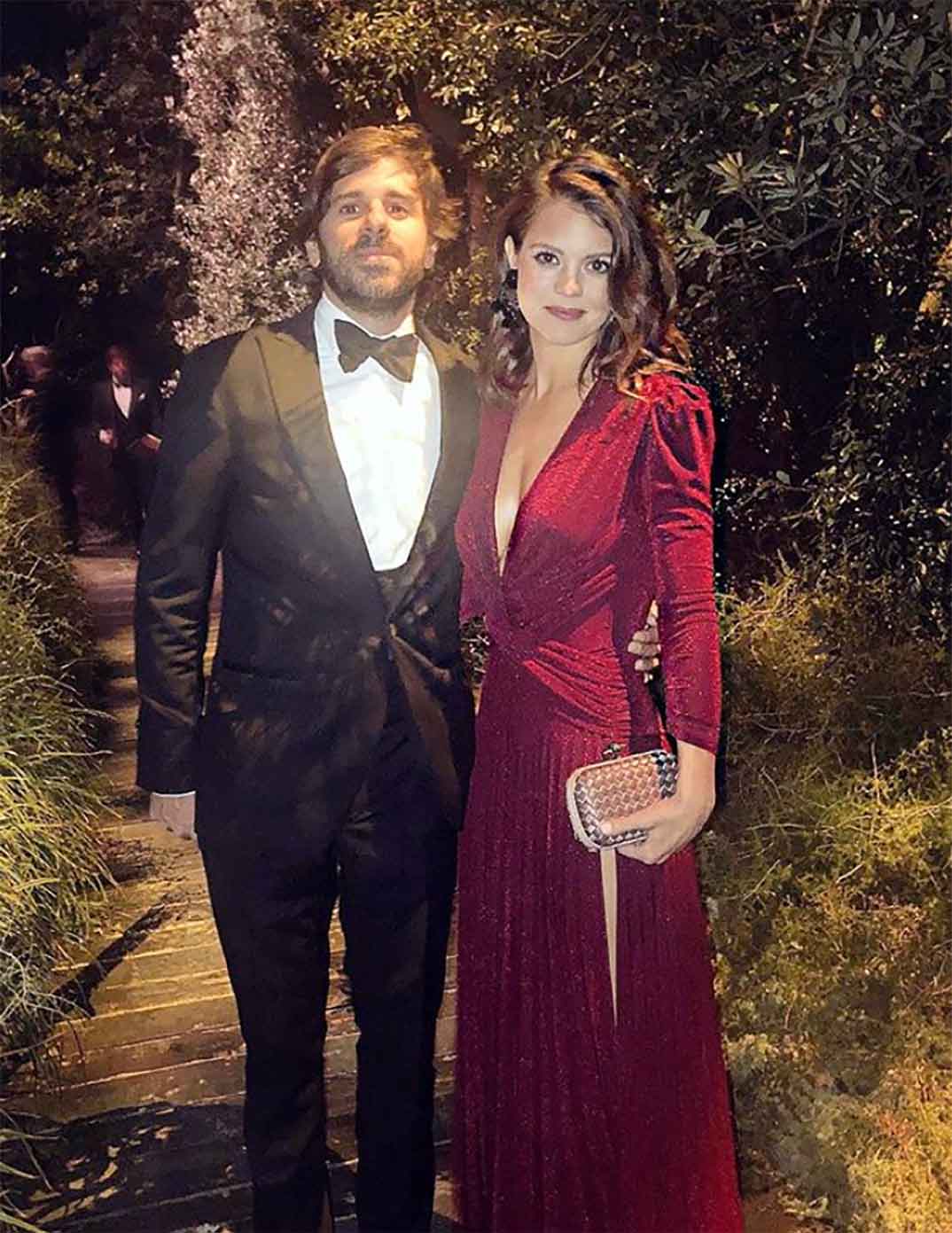 Álvaro Falcó e Isabelle Junot en la boda de Marta Ortega y Carlos Torreta © Redes Sociales