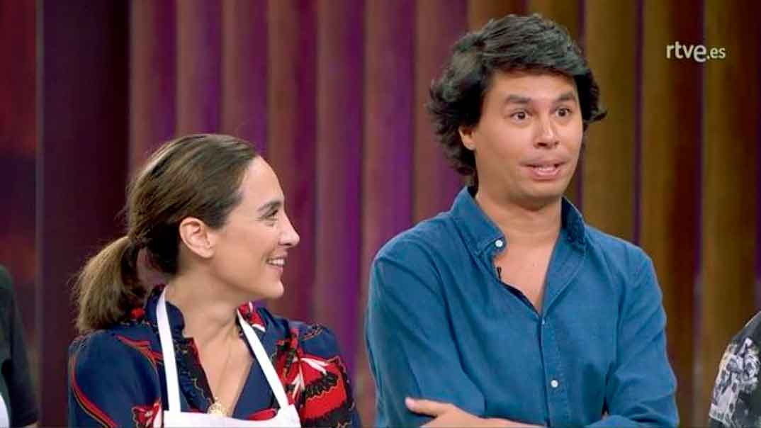 Tamara Falcó y Álvaro Falcó en MasterChef Celebrity © RTVE