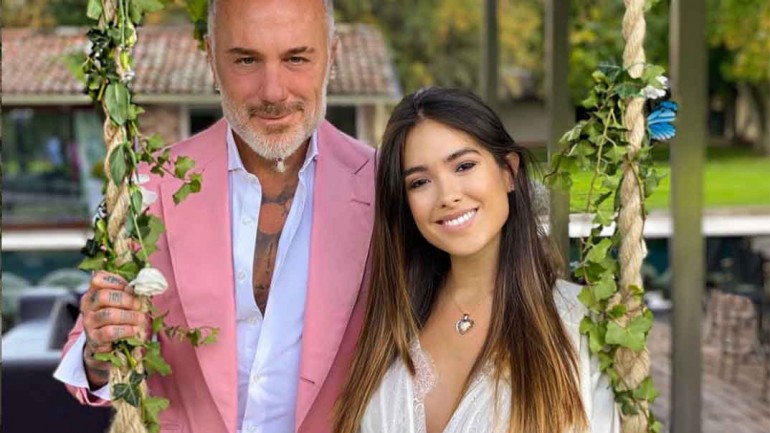 Gianluca Vacchi y Sharon Fonseca anuncian que ya han sido padres